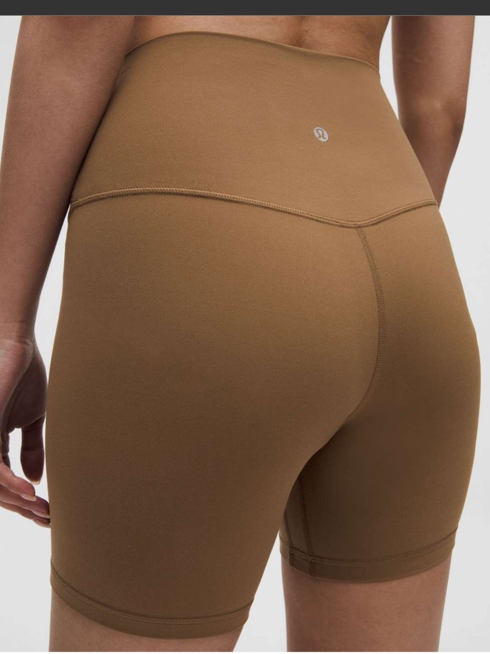 LULULEMON ALIGN HR SHORTS 6” in ALLSPICE BROWN SZ 8 NWT